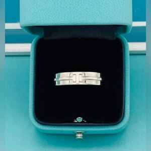 Tiffany & Co. Double T Ring 9.5